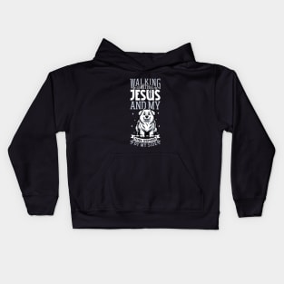 Jesus and dog - Tatra Shepherd Dog Kids Hoodie